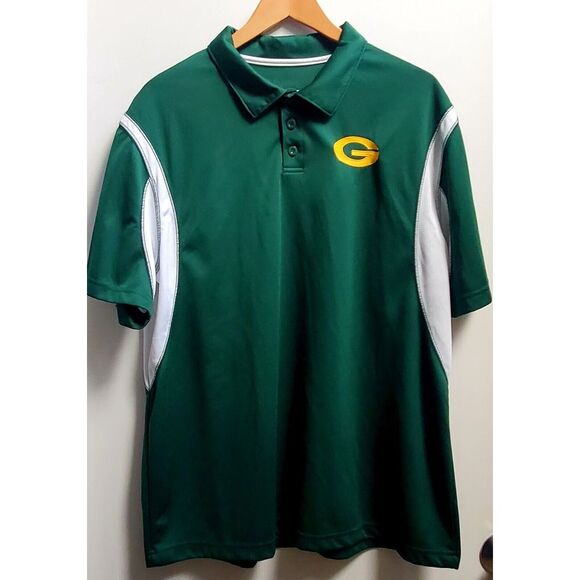 Holloway Green Bay Packers Football Men's Adult XL Polo Shirt Embroidered Logo - Picture 1 of 11